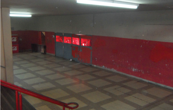 Acceso a San Martín media y baja.