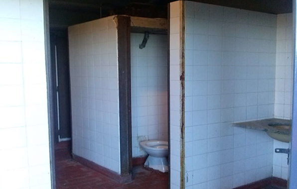 Sanitarios tribuna Belgrano alta