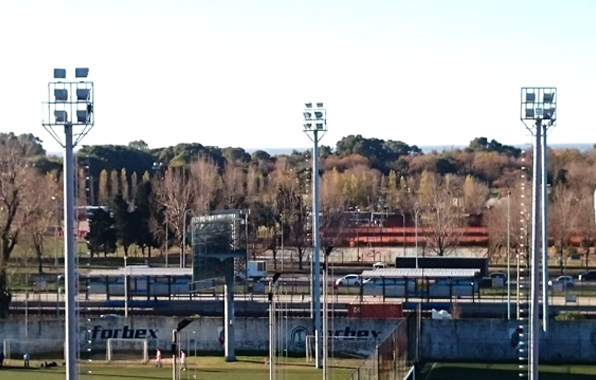 Pintura cancha auxiliar
