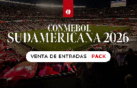 Venta del pack de entradas para la CONMEBOL Sudamericana 2026