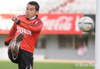 Entrenamiento en el Monumental.