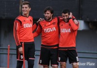 Entrenamiento en el Monumental.