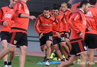 Entrenamiento en el Monumental. (Foto: Prensa River)