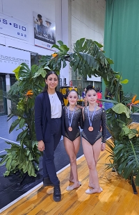 Dúo categoría AC3 nivel Elite. Bianca Allera y Lucía Casey 3er puesto