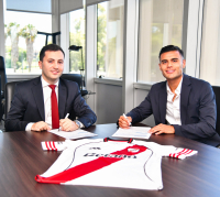 El Presidente Stefano Di Carlo y Fausto Vera.