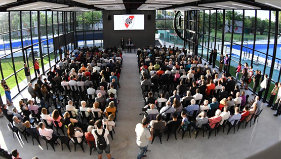 Inauguración de los quinchos del Club
