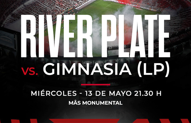 Venta de entradas - River vs. Gimnasia LP (Apertura 2026)